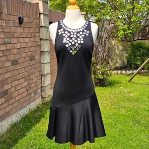 NWT Guess black flirty stone dress